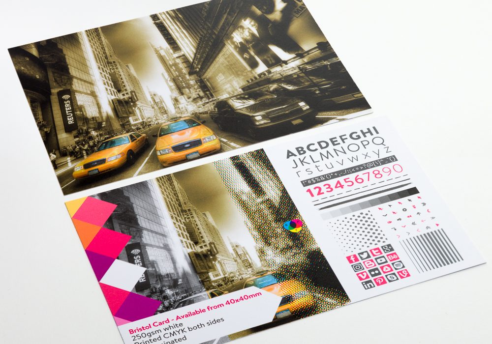 Bristol Card - Available from 40x40mm