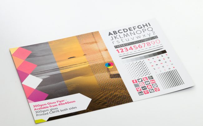 300gsm Gloss Flyer - Available from 40x40mm