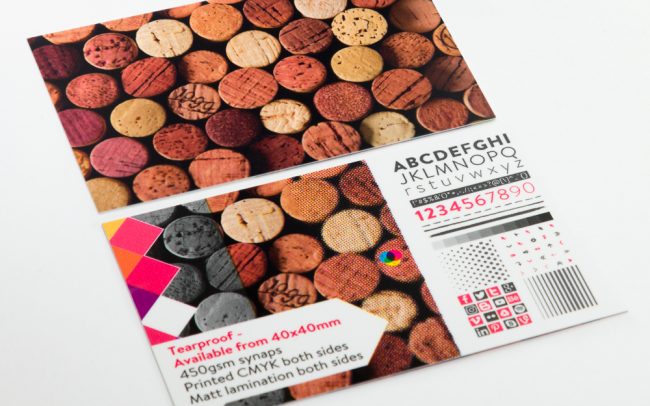 Tearproof - Available from 40x40mm