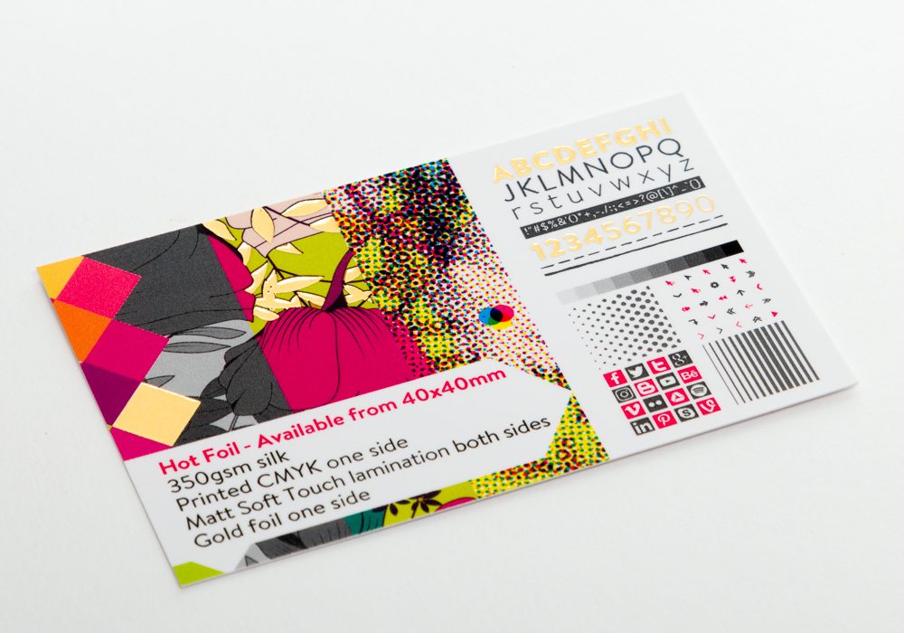 Hot Foil - Available from 40x40mm