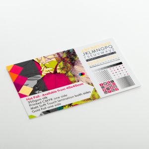 Hot Foil - Available from 40x40mm