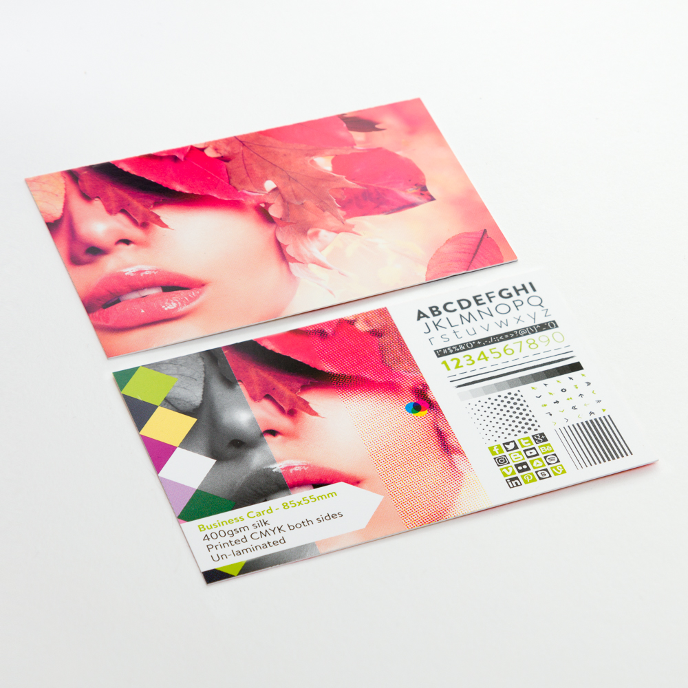 Business Card Un-laminated - 85x55mm
