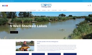 stones fishery website design kent