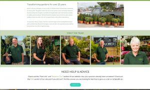 Stones Garden Centre website design sheppey