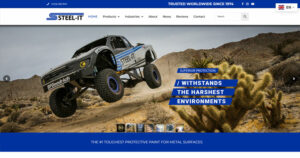 industrial coatings website design
