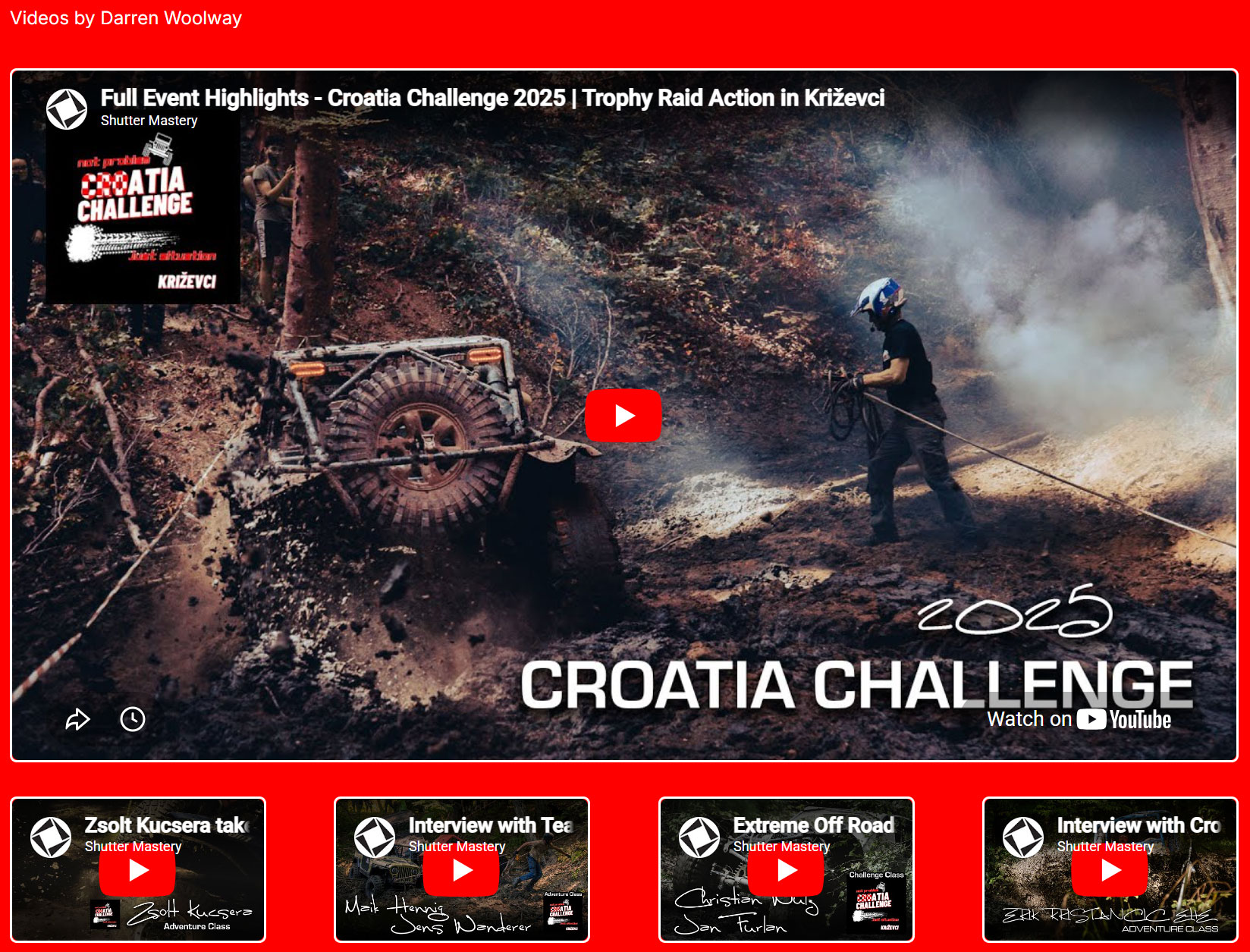 event website design