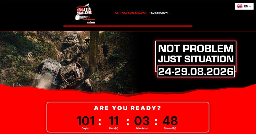 event website design