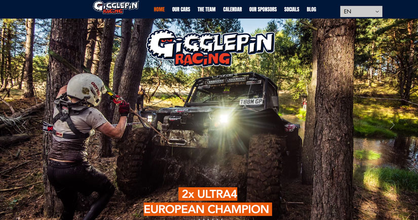 motorsport website design
