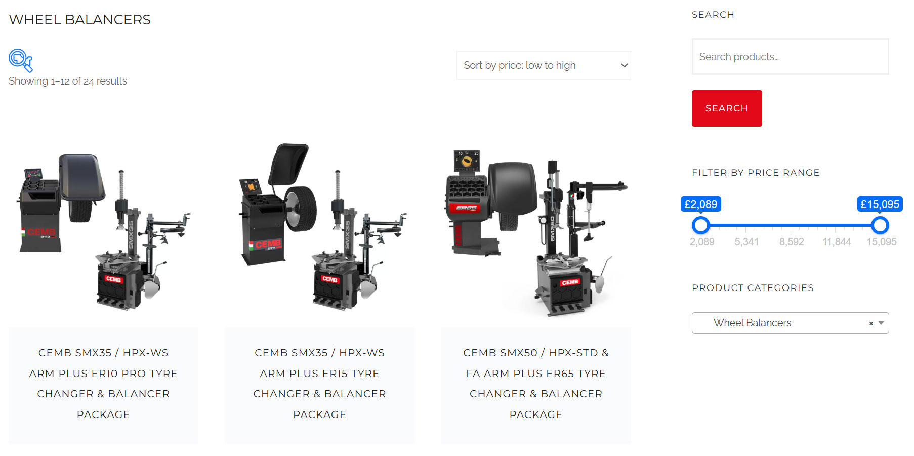 garage equipment website design garage equipment website design