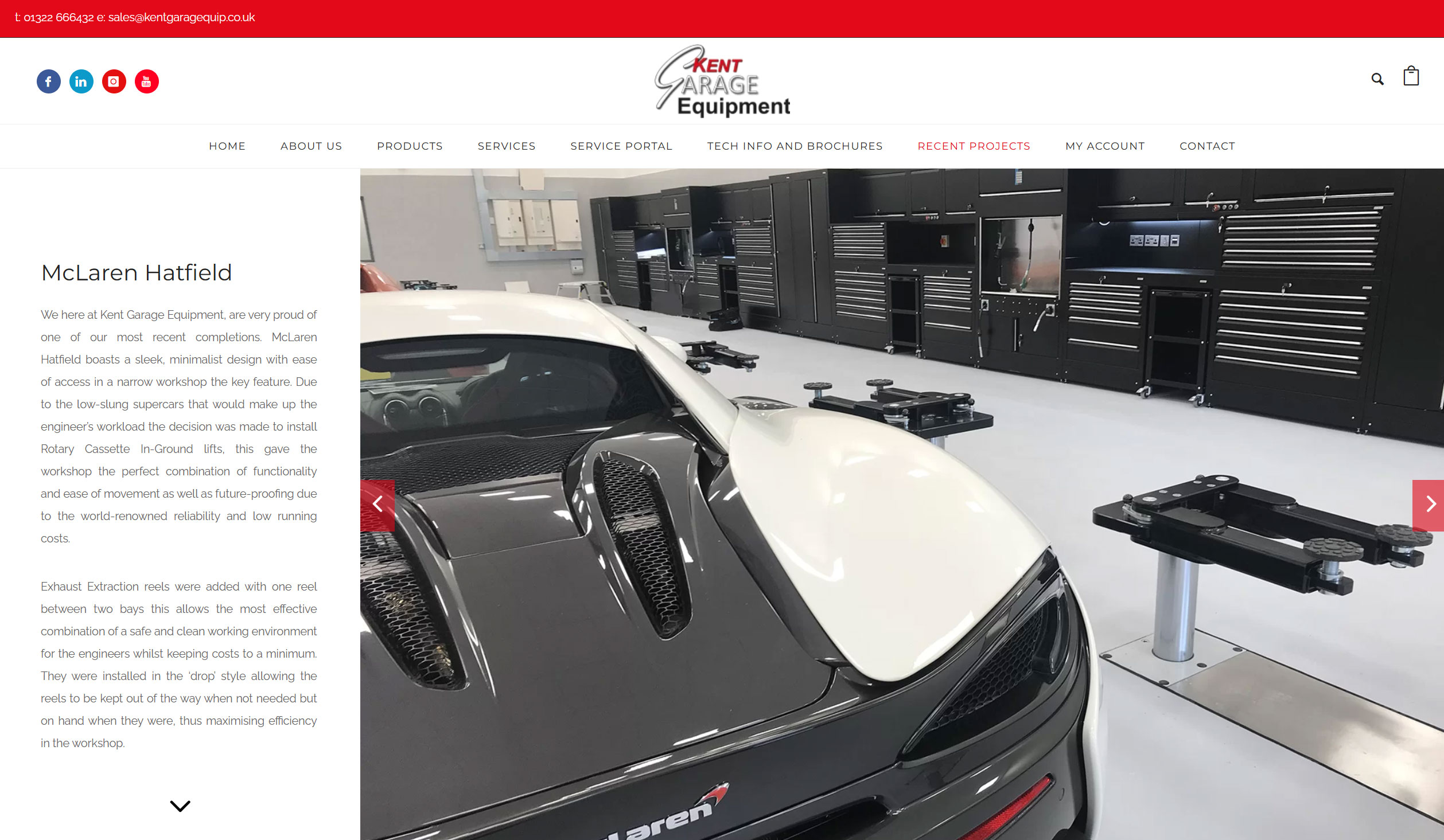 garage equipment website design garage equipment website design
