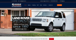 land rover servicing website