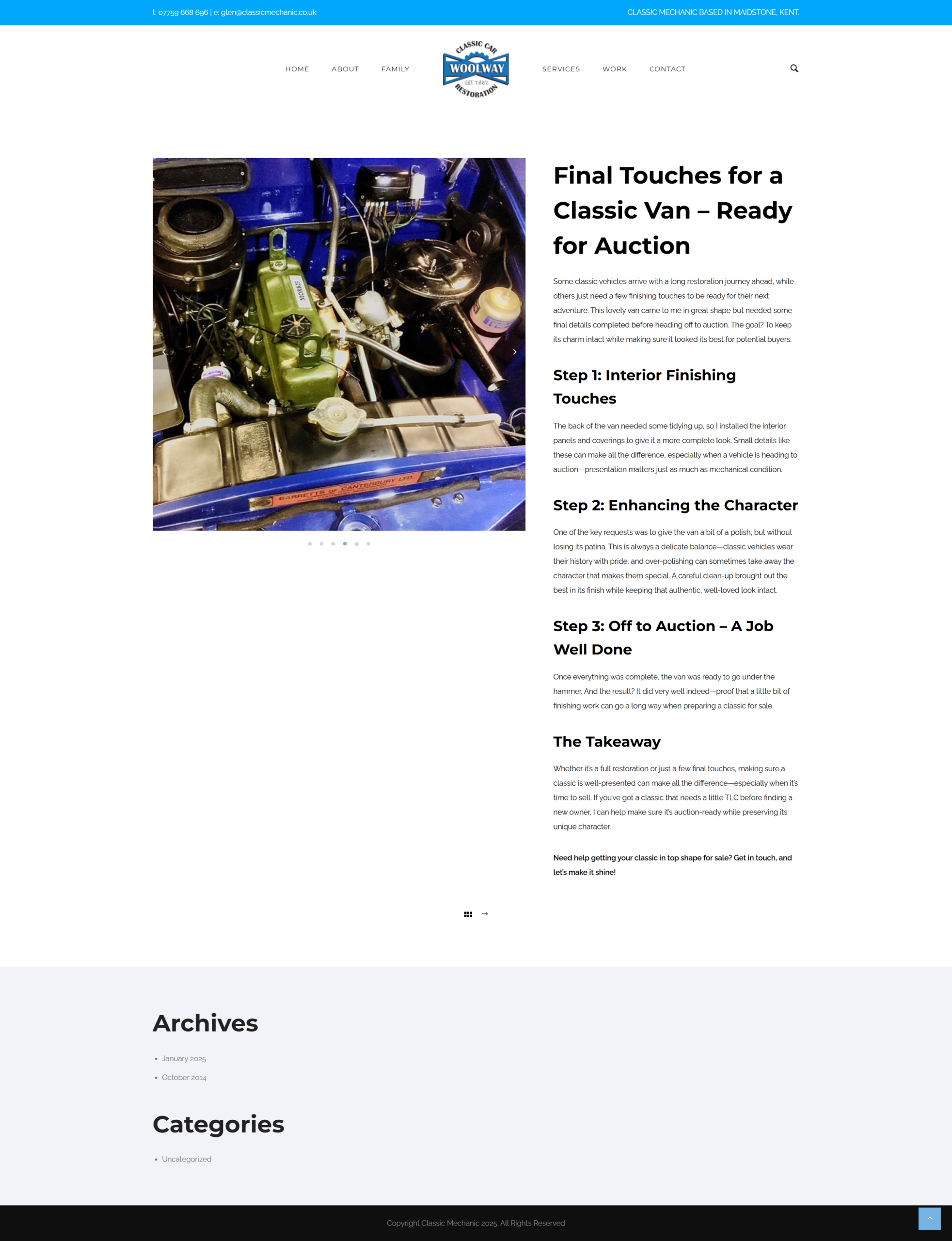 mechanic website design mechanic website design