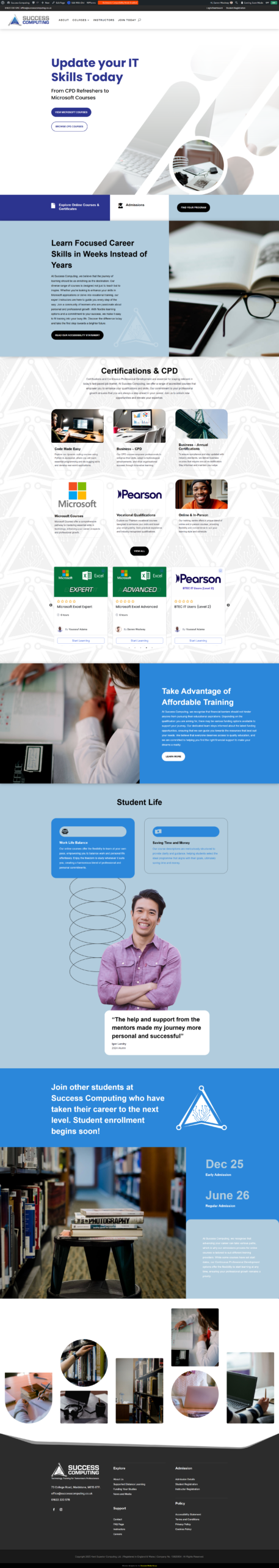 online computing course website