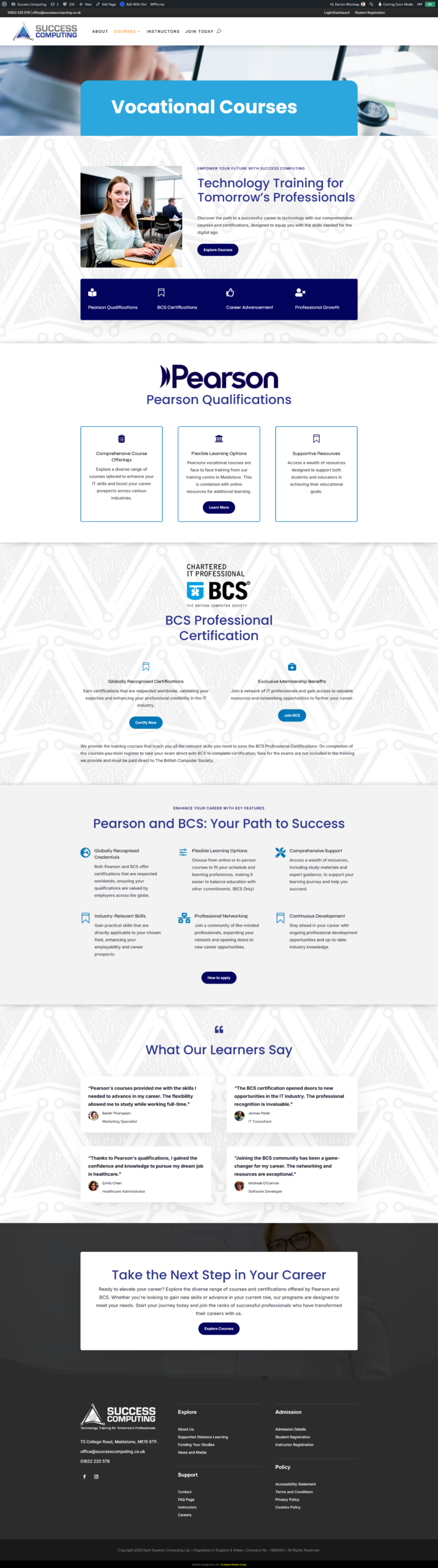 online computing course website