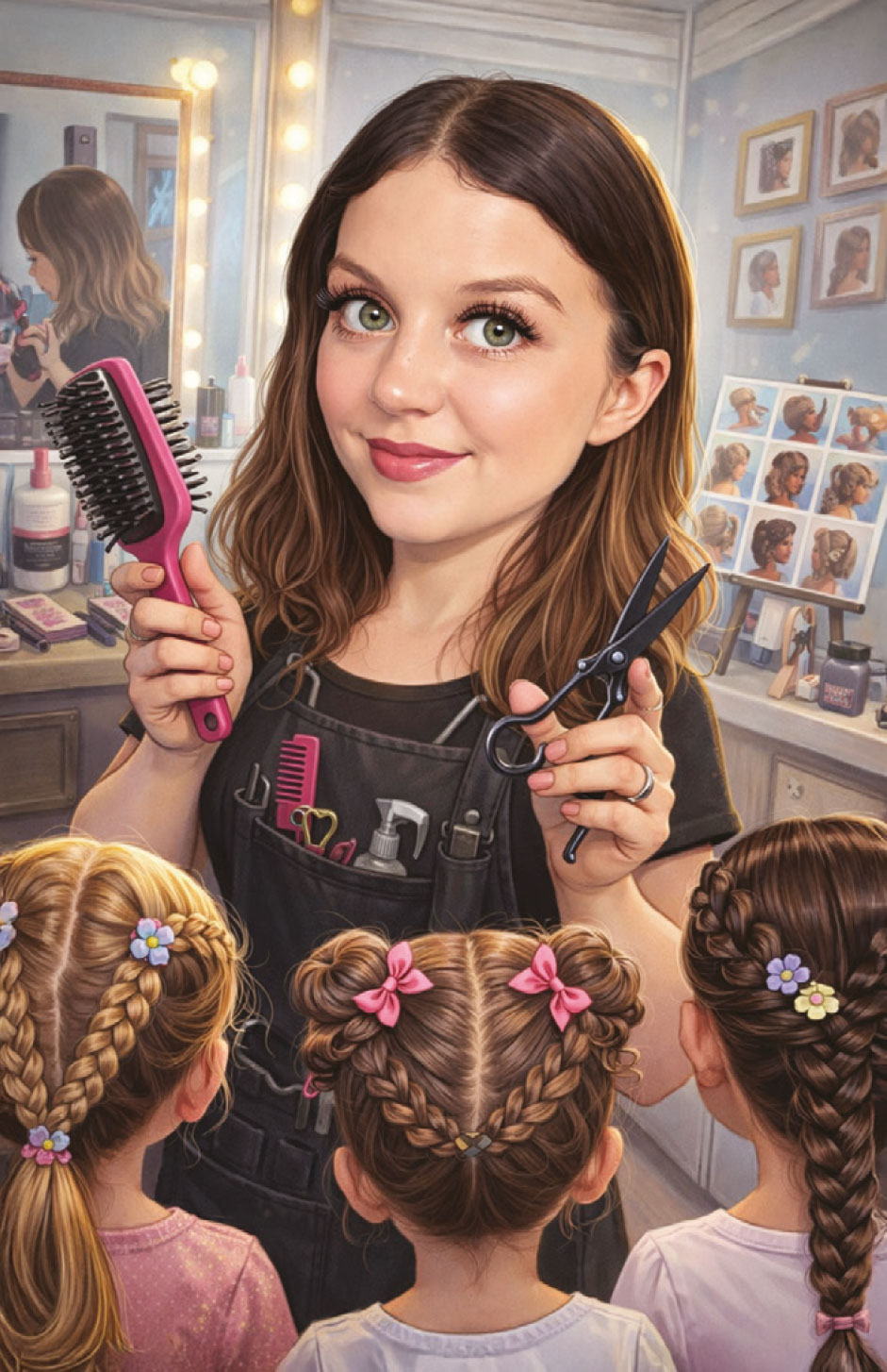 hair stylist website design