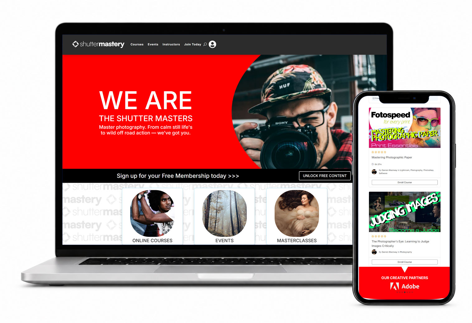 mockup-shuttermastery photography online course website