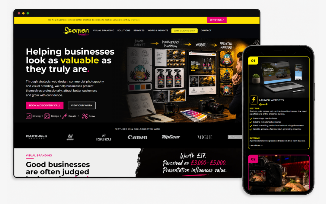 Scorpion Media Relaunch