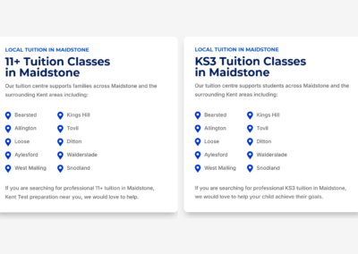 Locations added as keywords for SEO
